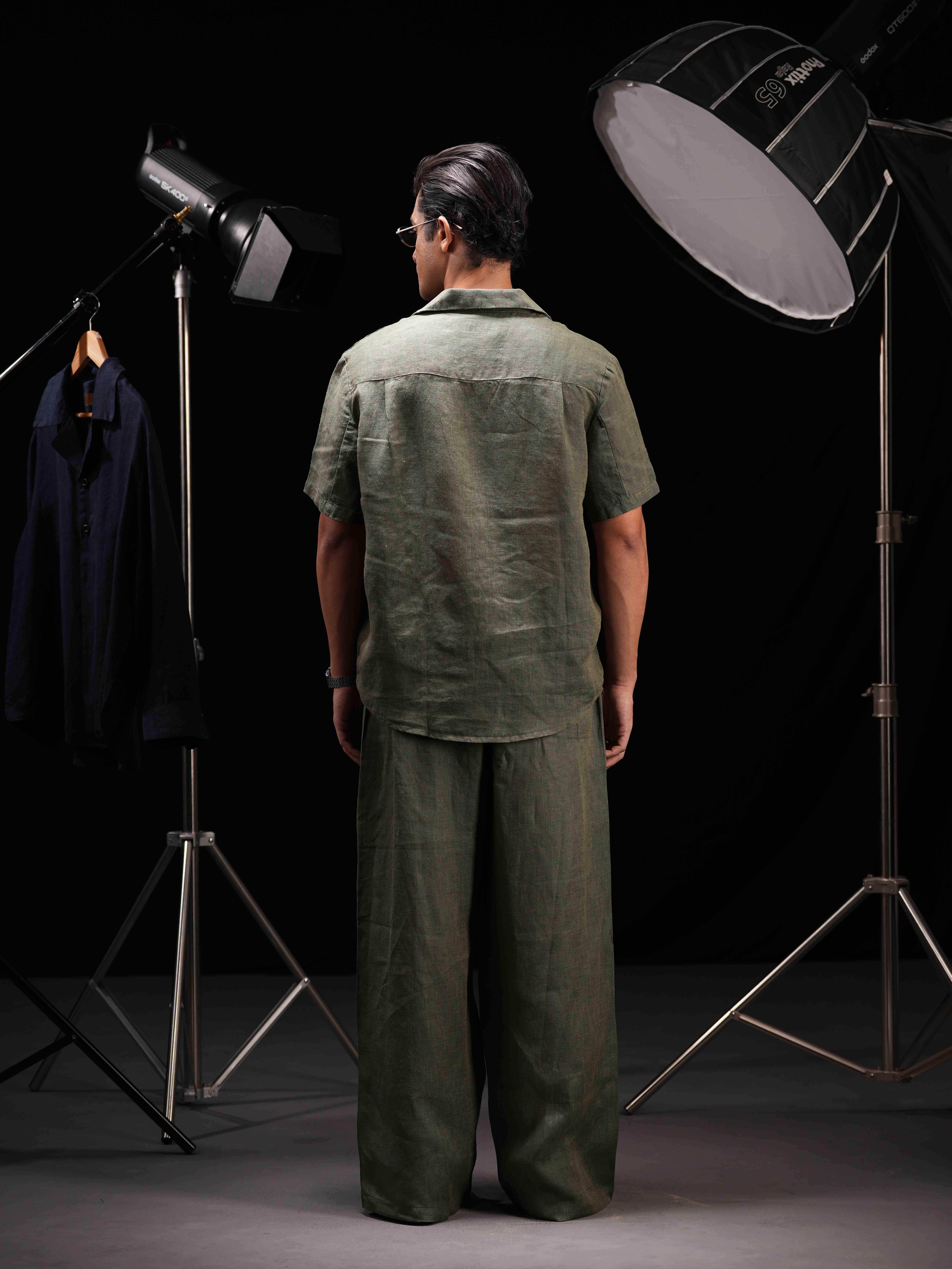 Alden Half-sleeve Shirt - Highland Green - view 3