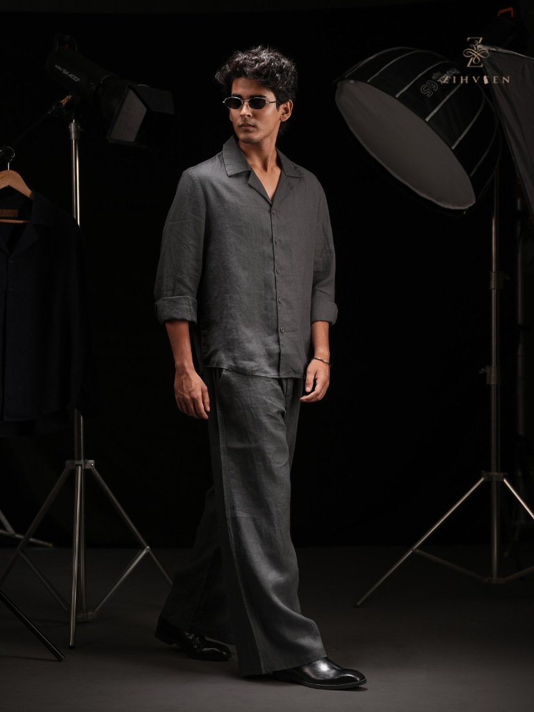 Rowan Full-sleeve Shirt - Porpoise Gray - view 1