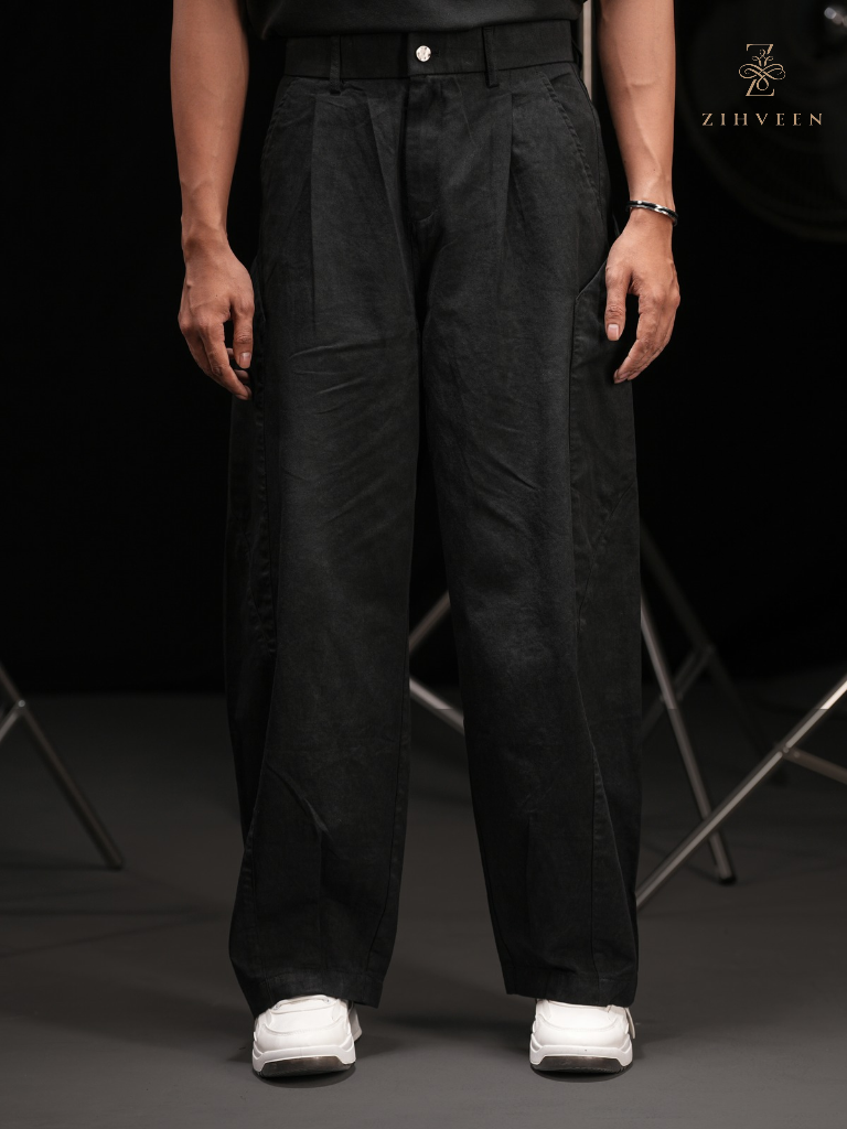 Arden Barrel Pant - Black