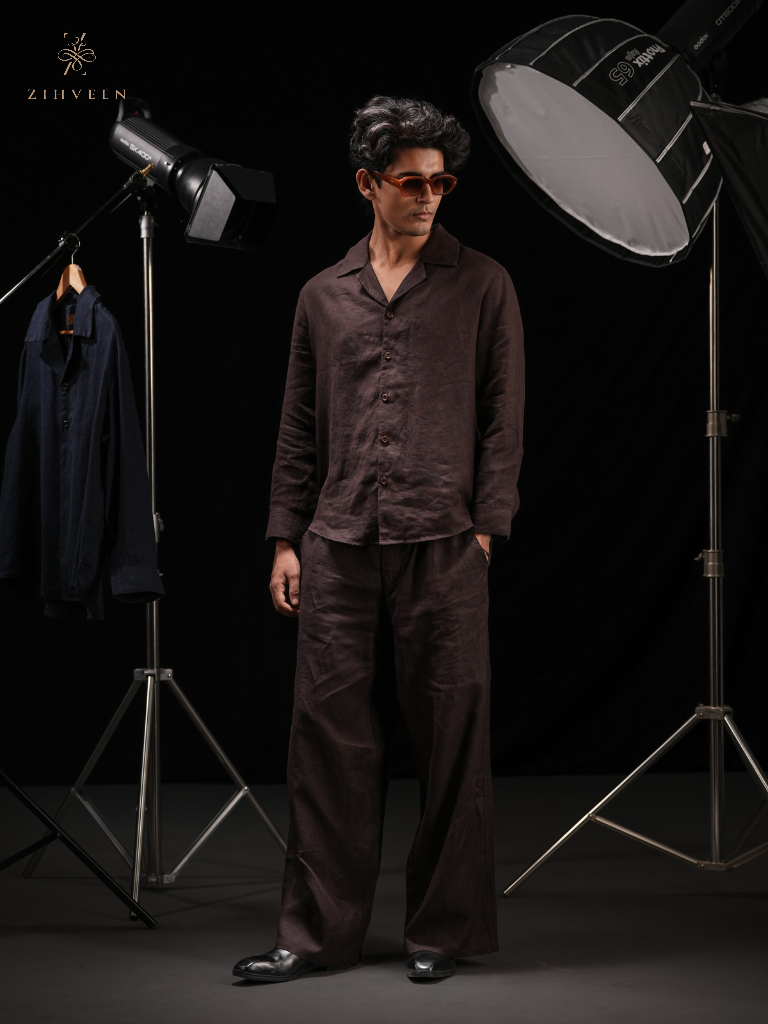 Rowan Full-sleeve Shirt - Hickory Coffee
