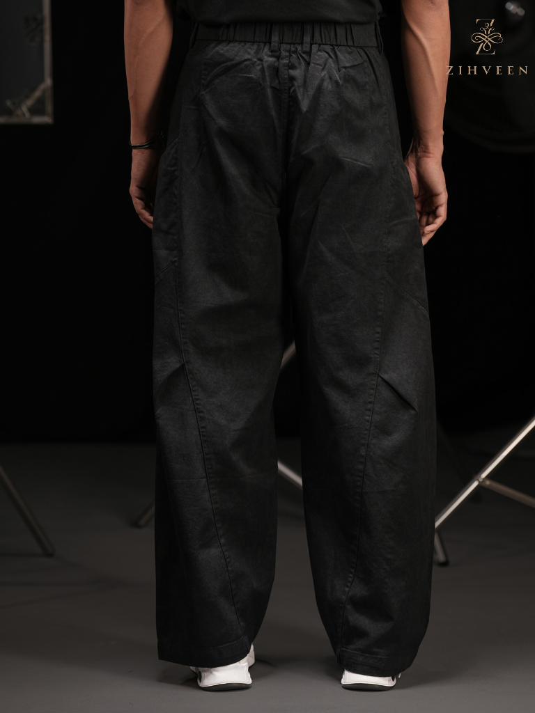 Arden Barrel Pant - Black - view 3