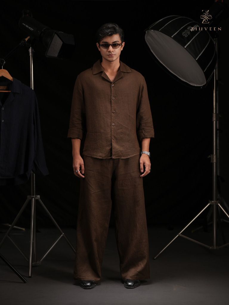 Rowan Full-sleeve Shirt - Cedar Brown - view 2