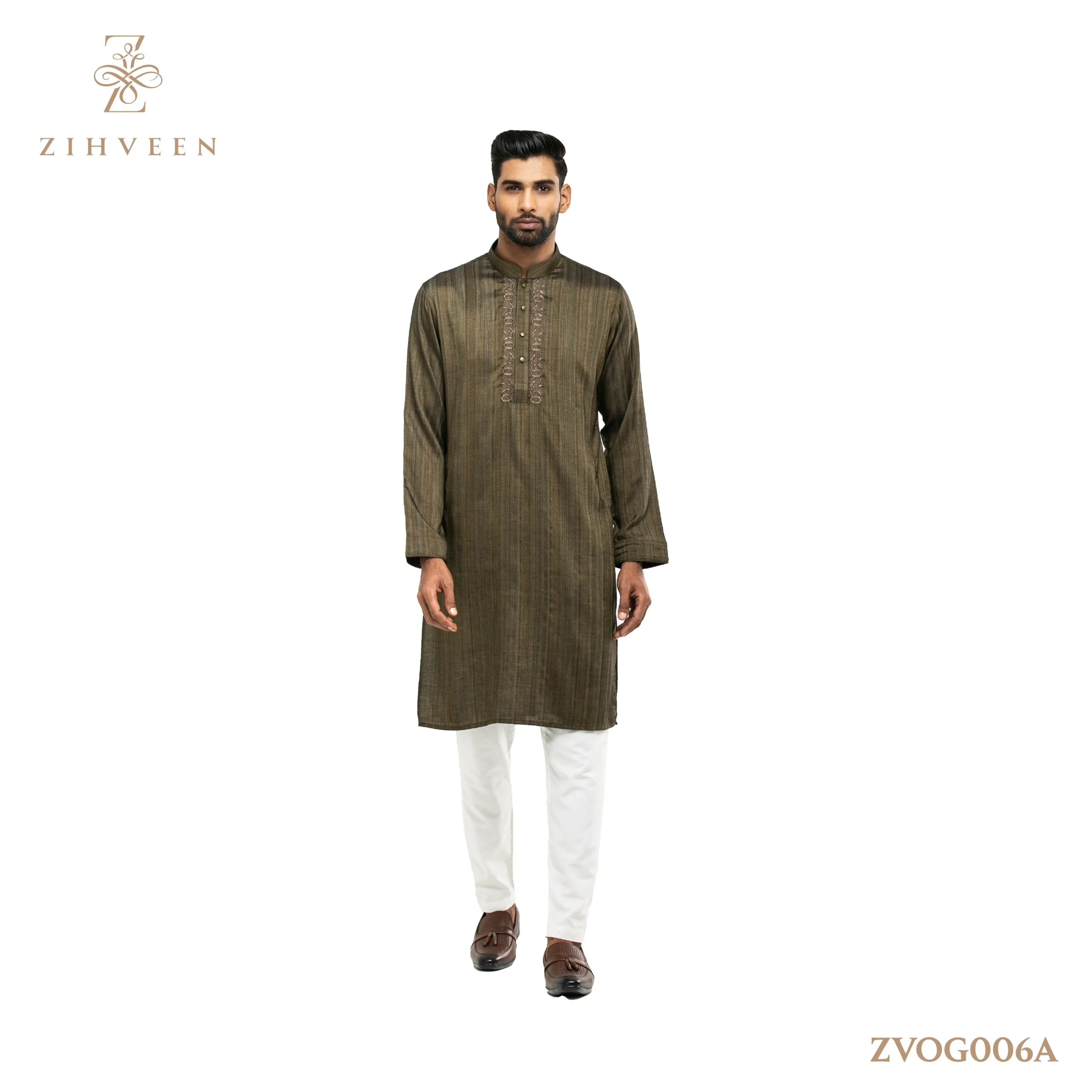 Olive Embroidery - ZVOG006A - view 2