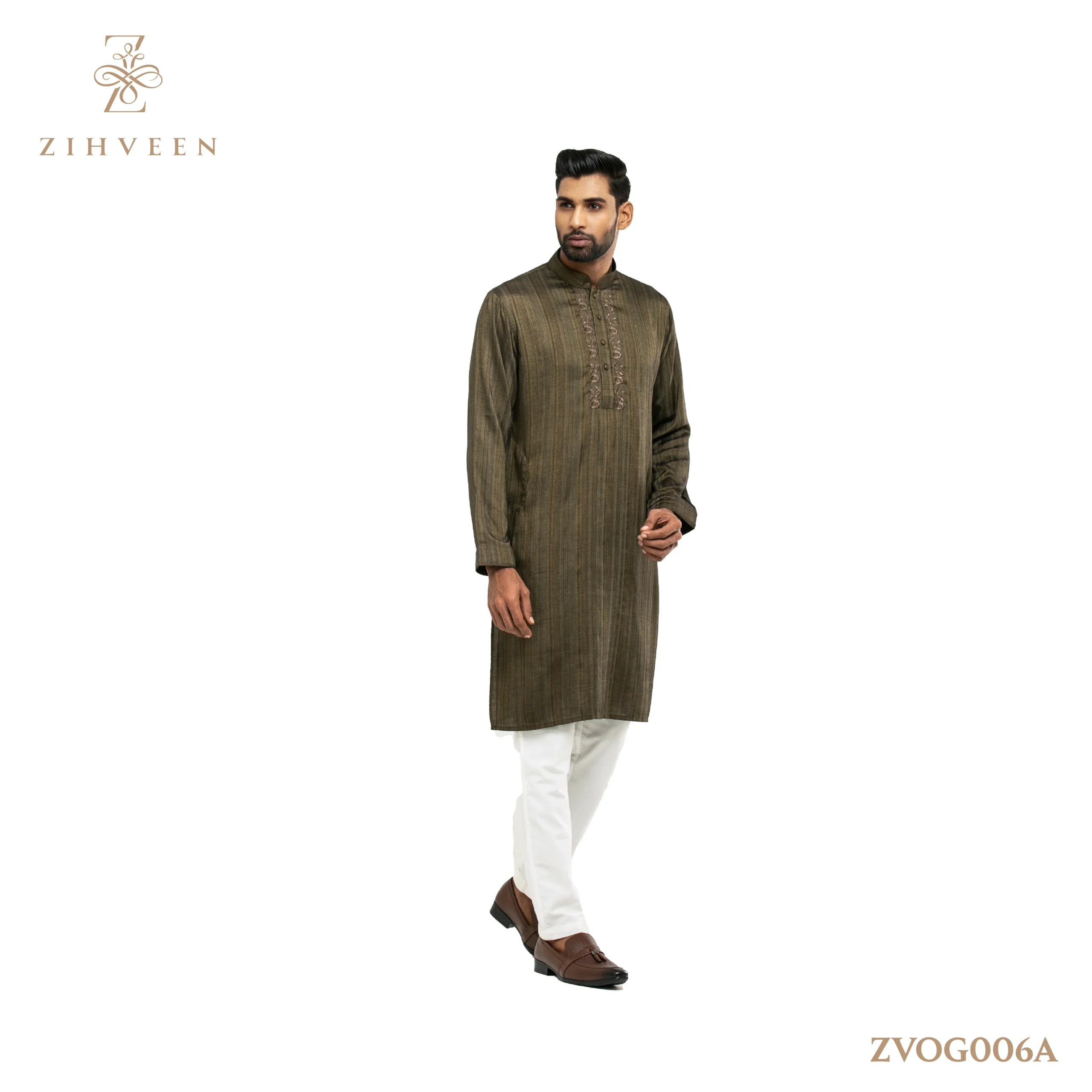 Olive Embroidery - ZVOG006A - view 3