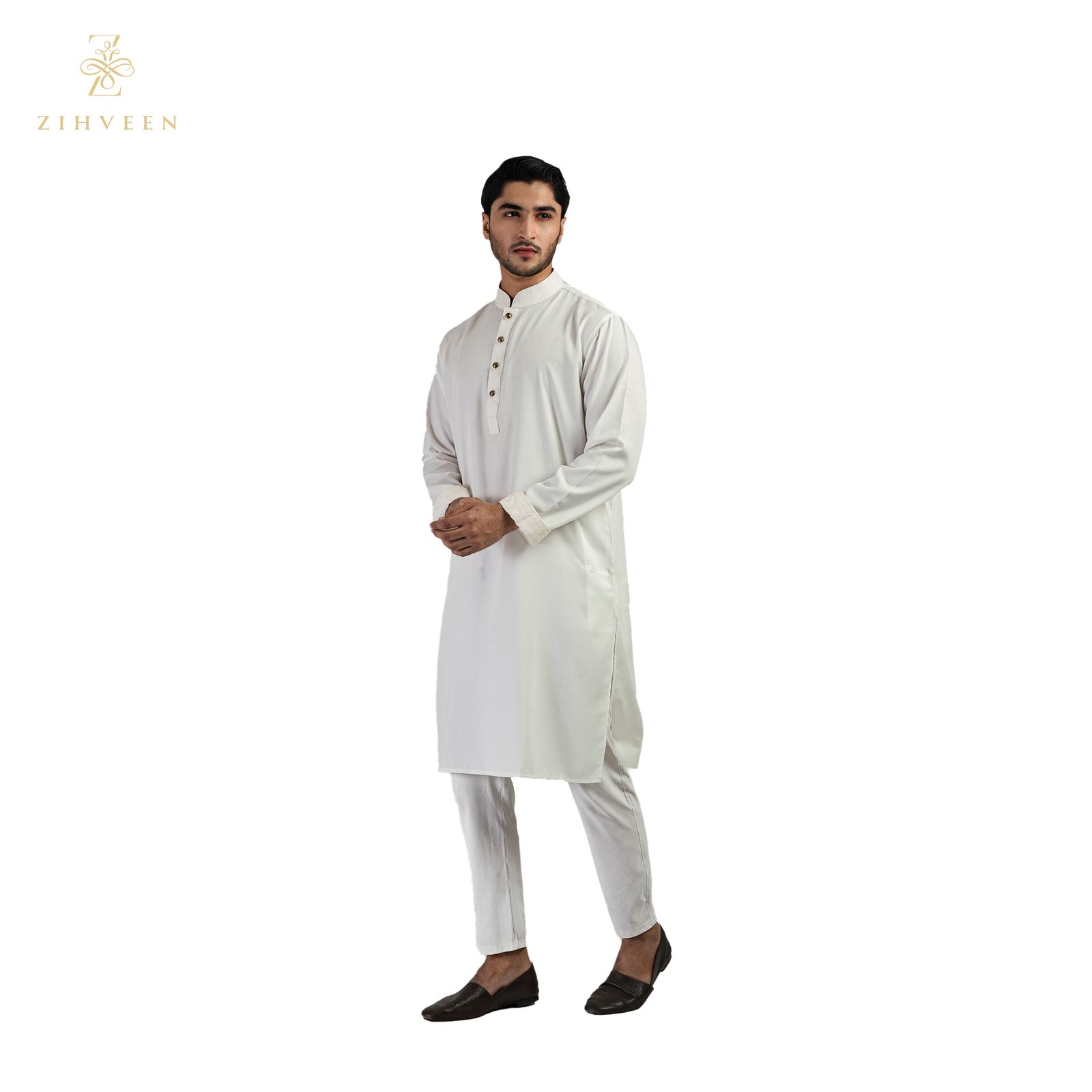 White in elegant contrast - ZVWE2537E - view 4